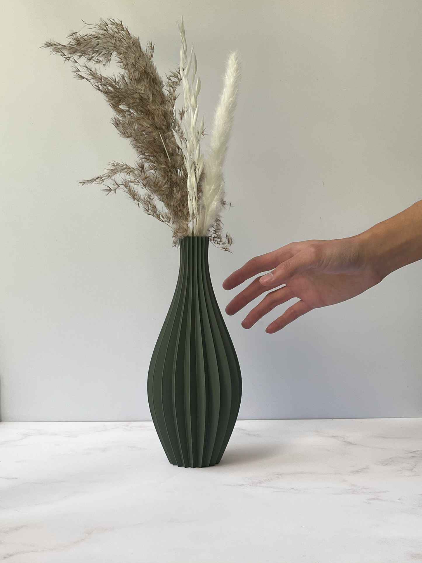 Set de Jarrones Verde Olivo