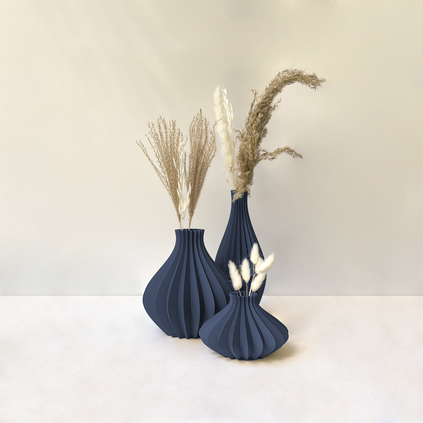 Set de Jarrones Azul Índigo